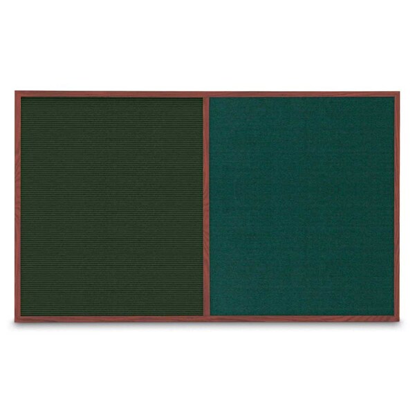 Enclosed Corkboard, 1 Door, 18"x24", 4" Fra